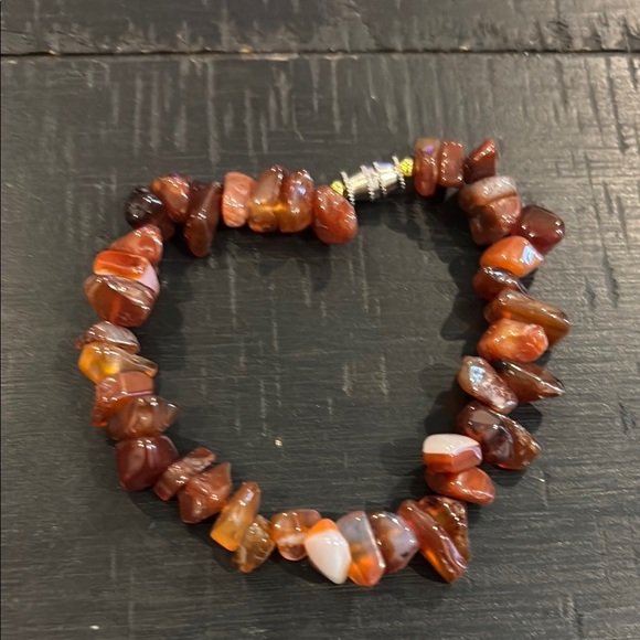 Elegant Brown Stone Bracelet - Picture 1 of 4